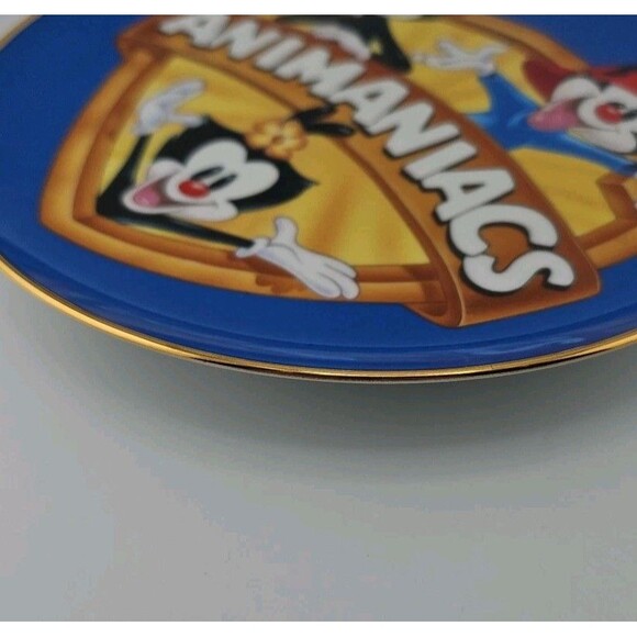 1994 ANIMANIACS Wakko Yakko Dot Warner Bros. Limited Edition Plate 004/2500 - Picture 6 of 10